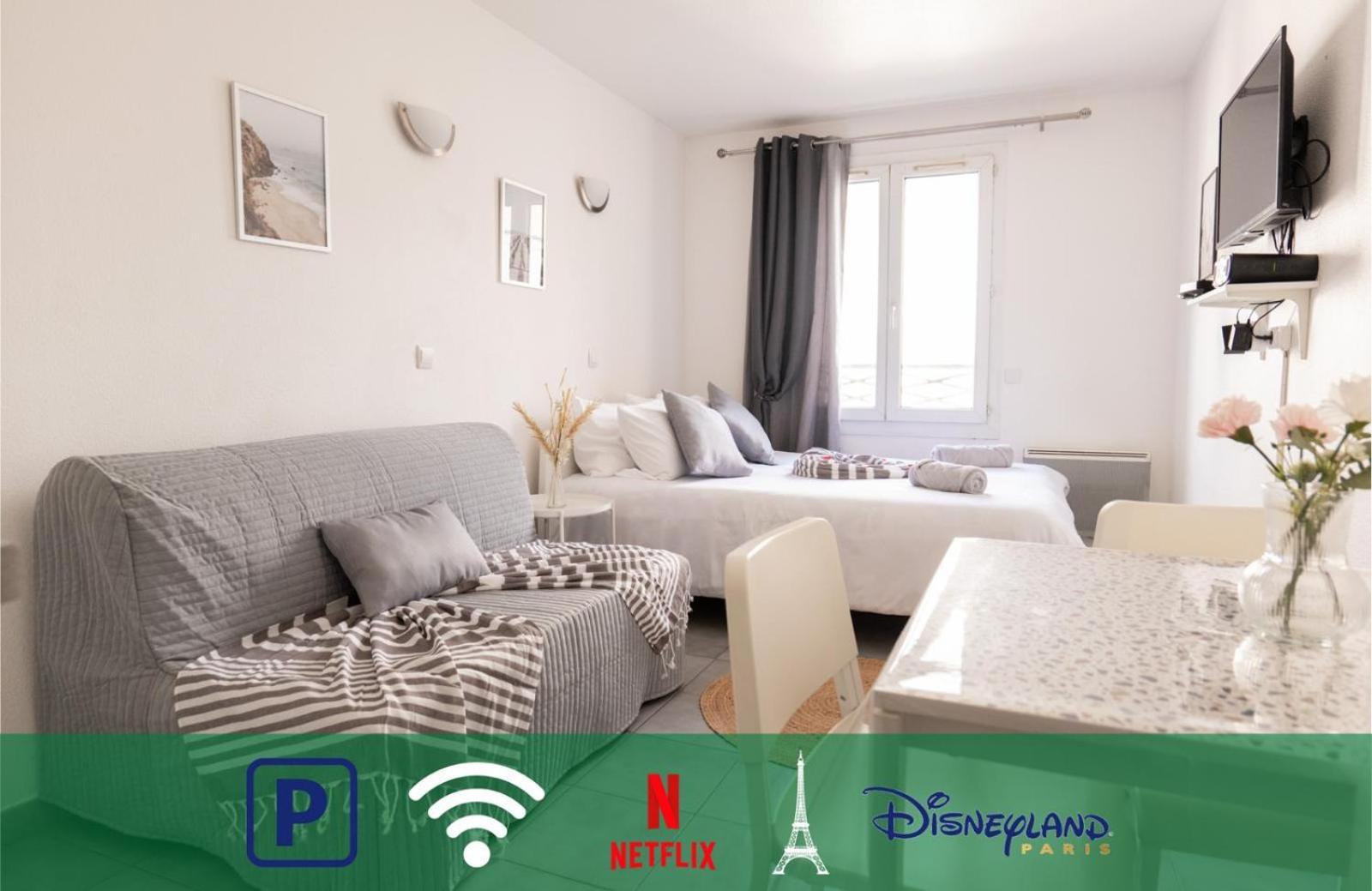Cosy Appartement - 4 Personnes - Disneyland & Paris Bussy-Saint-Georges Buitenkant foto